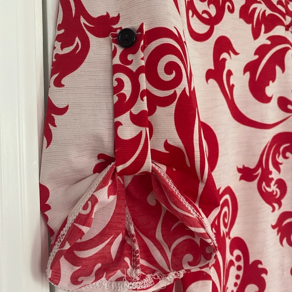 Red & White Tunic Top - Picture 5 of 5